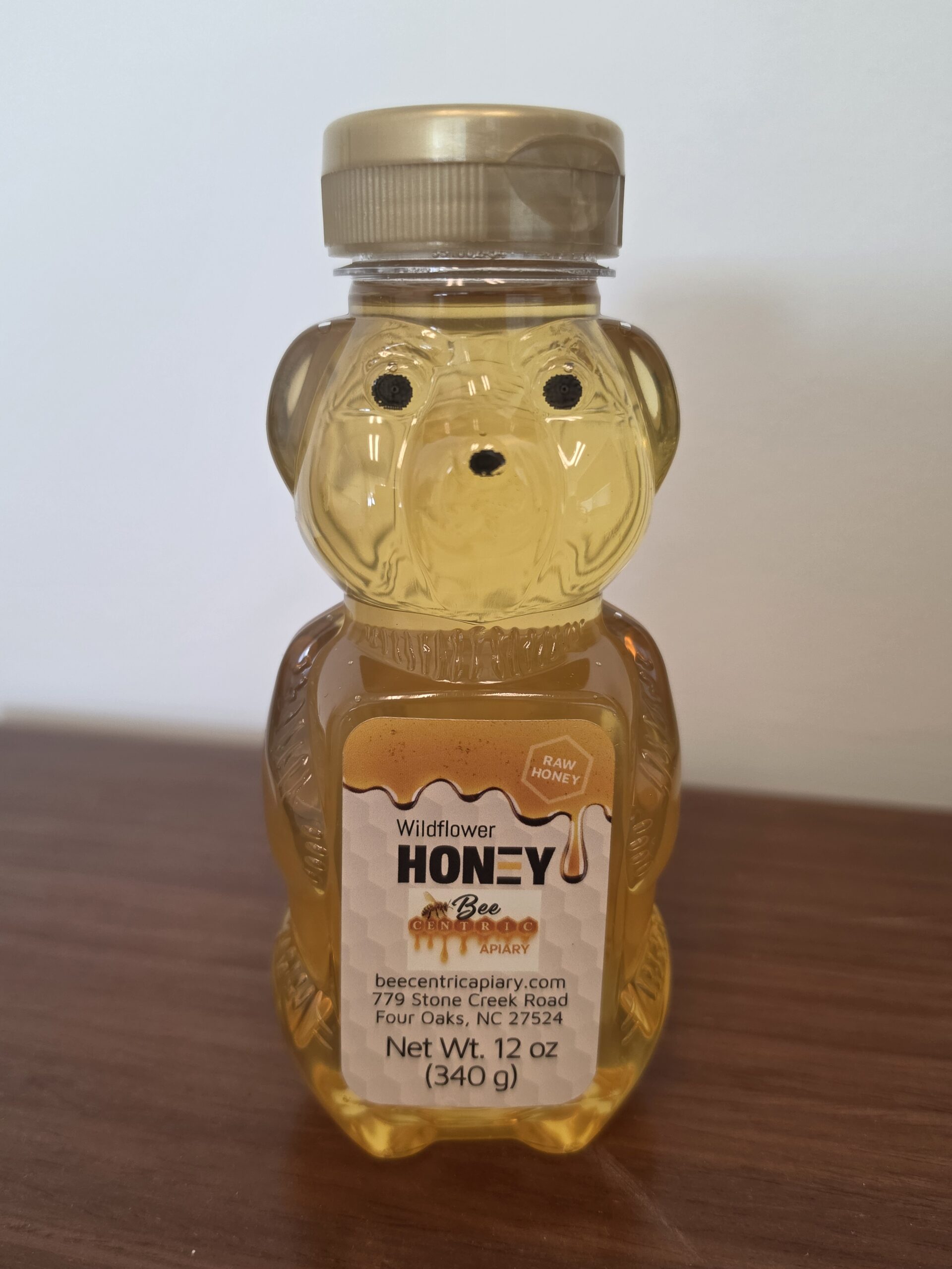 12 oz. Bear – Local Raw Wild Flower Honey